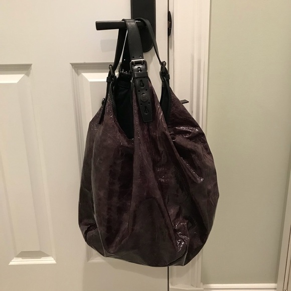 Givenchy Brown/purple/gray Soft Patent Leather Bag - Picture 2 of 8